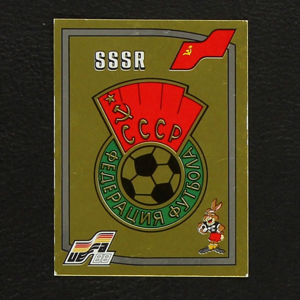 Euro 88 Nr. 239 Panini Sticker Wappen SSSR