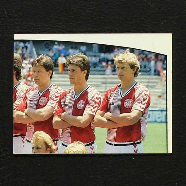 Euro 88 Nr. 100 Panini Sticker Danmark oben rechts