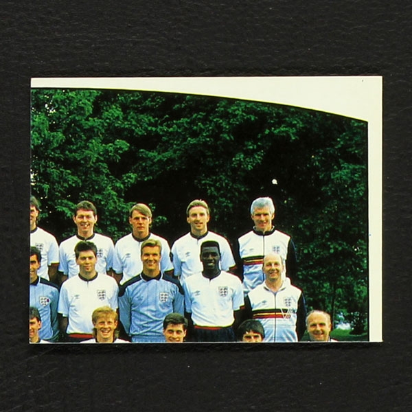 Euro 88 Nr. 154 Panini Sticker England oben rechts