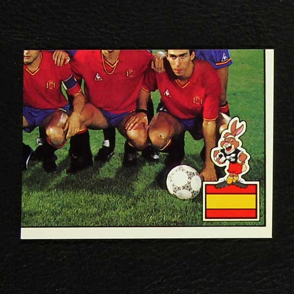 Euro 88 Nr. 129 Panini Sticker Espana unten rechts