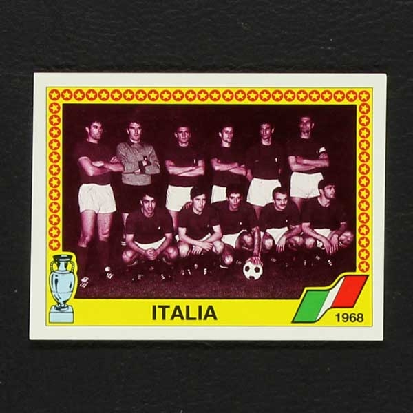 Euro 88 Nr. 009 Panini Sticker Mannschaft Italia 1968