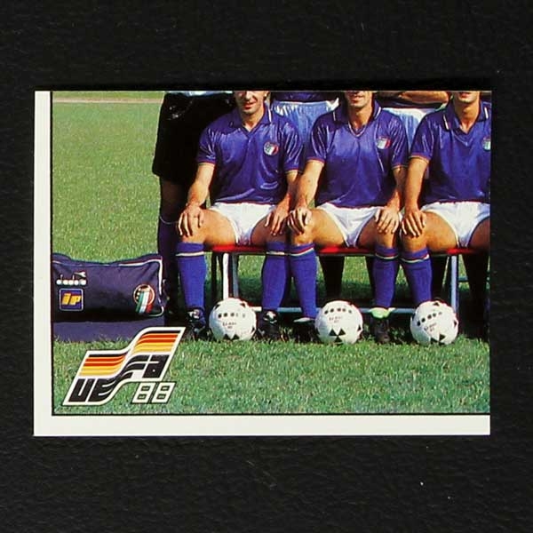 Euro 88 No. 074 Panini sticker team Italia below left