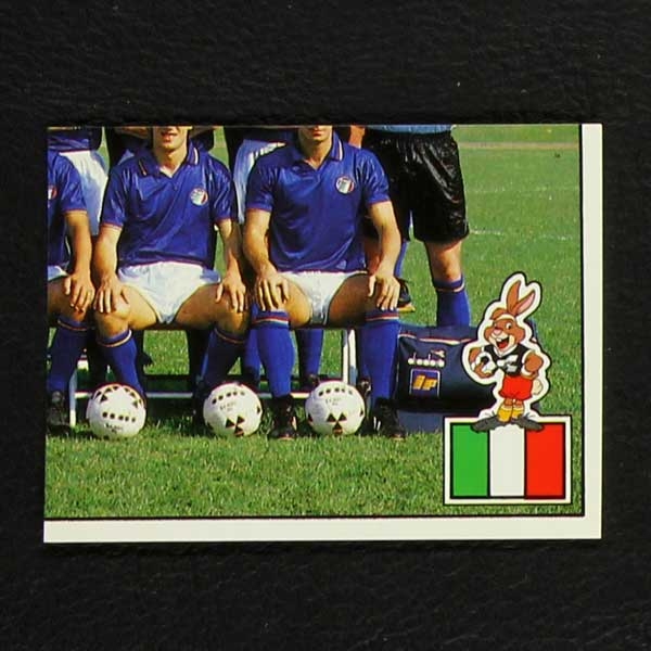 Euro 88 Nr. 075 Panini Sticker Italia unten rechts