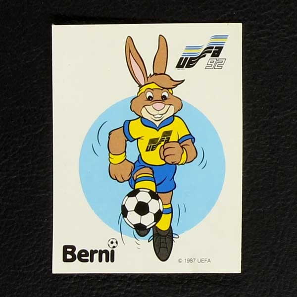 Euro 92 Nr. 254 Panini Sticker Berni