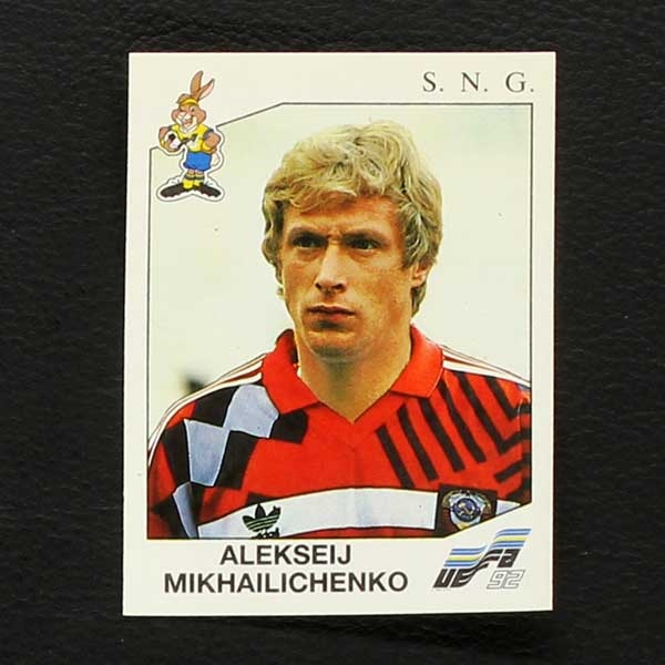 Euro 92 Nr. 182 Panini Sticker Alekseij Mikhailichenko