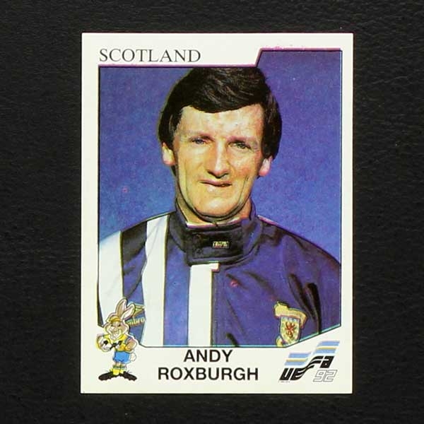 Euro 92 Nr. 143 Panini Sticker Andy Roxburgh