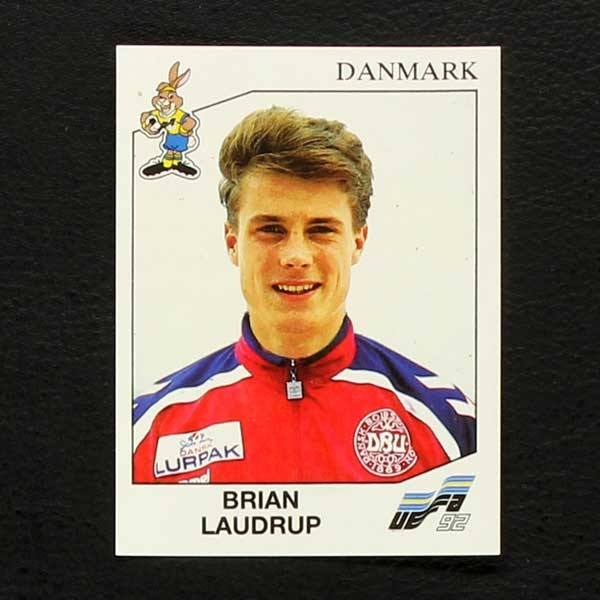 Euro 92 Nr. 233 Panini Sticker Brian Laudrup