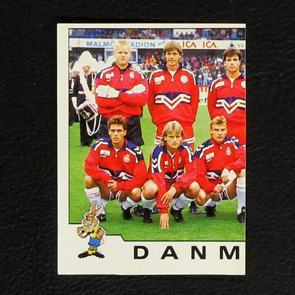 Euro 92 Nr. 217 Panini Sticker Danmark links