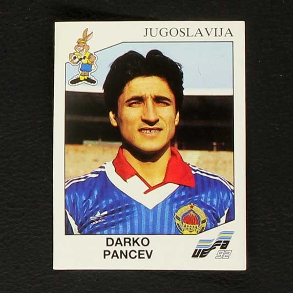 Euro 92 Nr. 087 Panini Sticker Darko Pancev