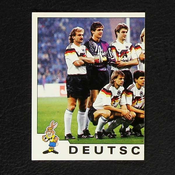 Euro 92 Nr. 189 Panini Sticker Deutschland links