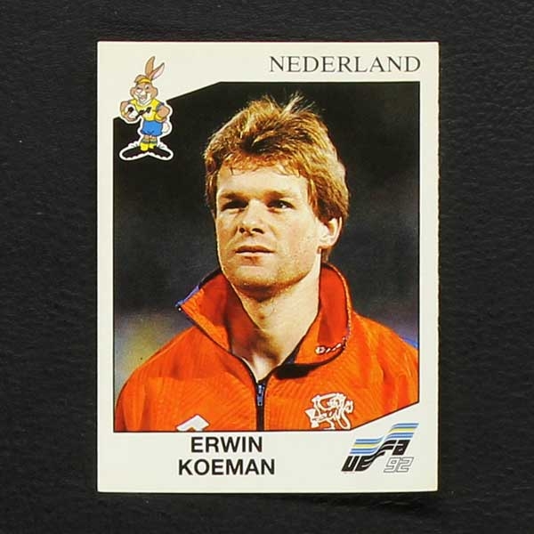 Euro 92 Nr. 121 Panini Sticker Erwin Koeman