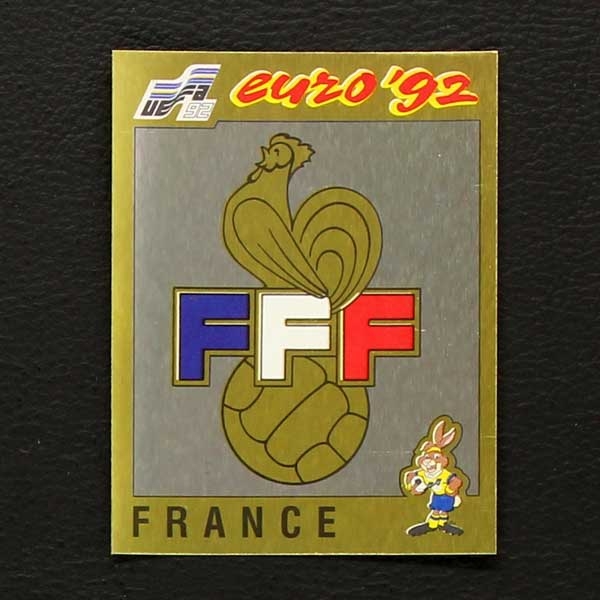 Euro 92 Nr. 042 Panini Sticker France Wappen