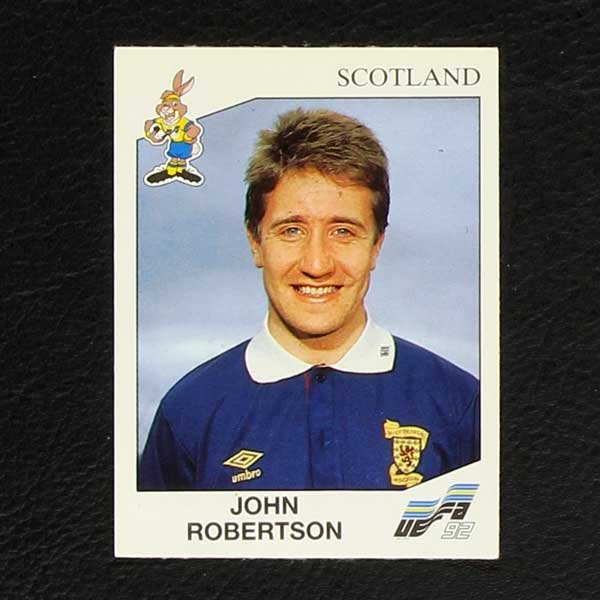 Euro 92 Nr. 163 Panini Sticker John Robertson