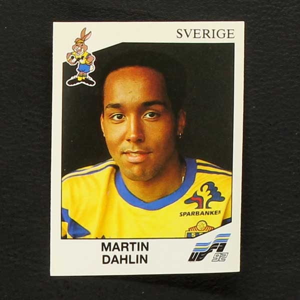 Euro 92 Nr. 037 Panini Sticker Martin Dahlin