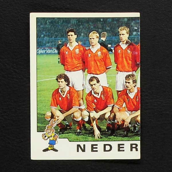 Euro 92 Nr. 114 Panini Sticker Nederland links