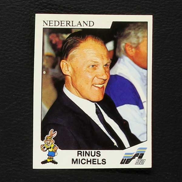 Euro 92 Nr. 118 Panini Sticker Rinus Michels