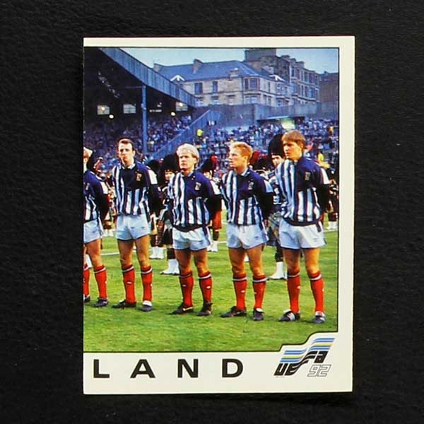 Euro 92 Nr. 140 Panini Sticker Scotland rechts