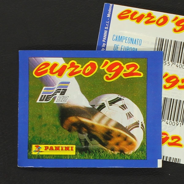 Euro 92 Panini Sticker Tüte Hochformat Variante