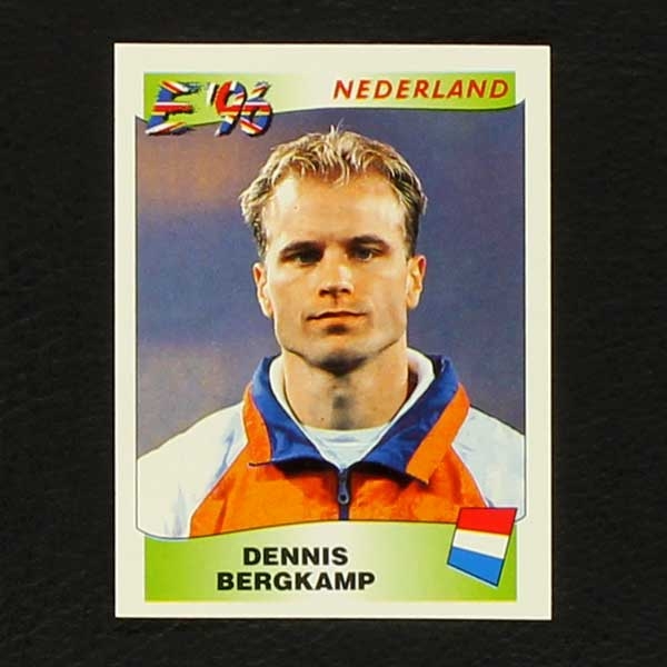 Euro 96 Nr. 089 Panini Sticker Dennis Bergkamp