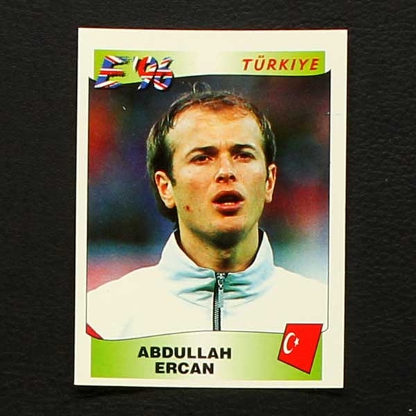 Euro 96 Nr. 326 Panini Sticker Abdullah Ercan