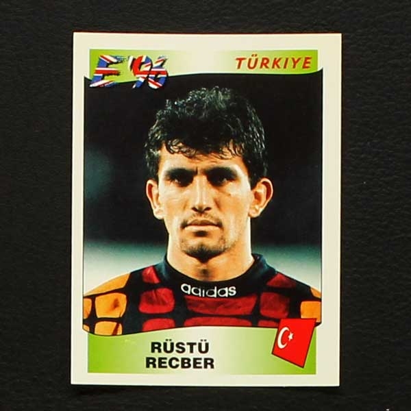 Euro 96 Nr. 317 Panini Sticker Rüstü Recber