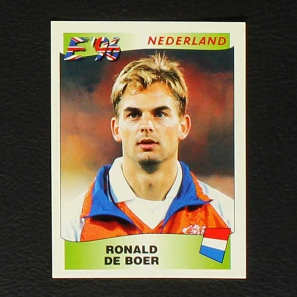 Euro 96 Nr. 085 Panini Sticker Ronald De Boer