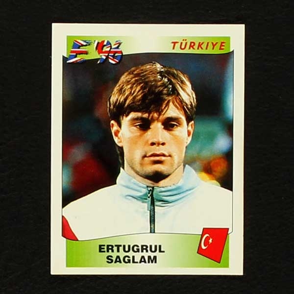 Euro 96 Nr. 332 Panini Sticker Ertugrul Saglam