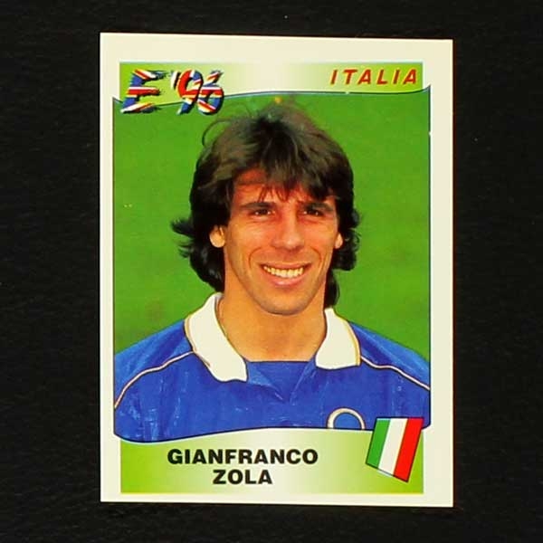 Euro 96 Nr. 250 Panini Sticker Gianfranco Zola