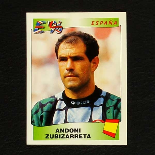 Euro 96 No. 117 Panini sticker Zubizarreta