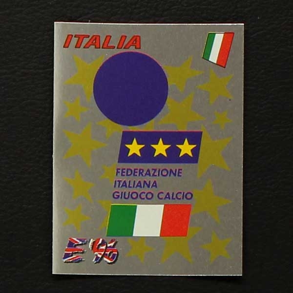 Euro 96 Nr. 235 Panini Sticker Wappen Italia