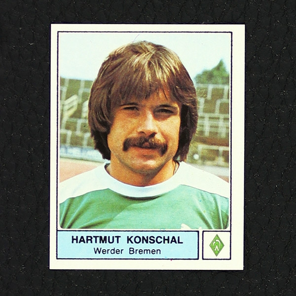 Hartmut Konschal Panini Sticker Nr. 76 - Fußball 79