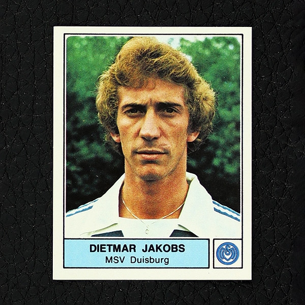 Dietmar Jakobs Panini Sticker Nr. 141 - Fußball 79