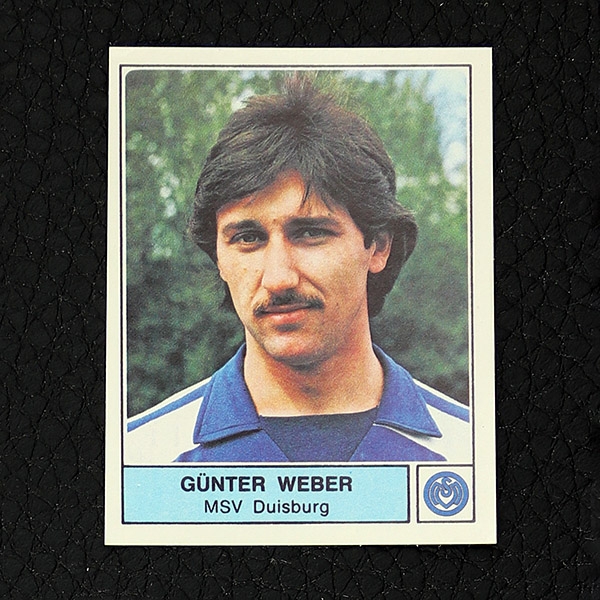 Günter Weber Panini Sticker Nr. 147 - Fußball 79