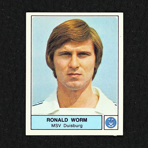 Ronald Worm Panini Sticker Nr. 148 - Fußball 79