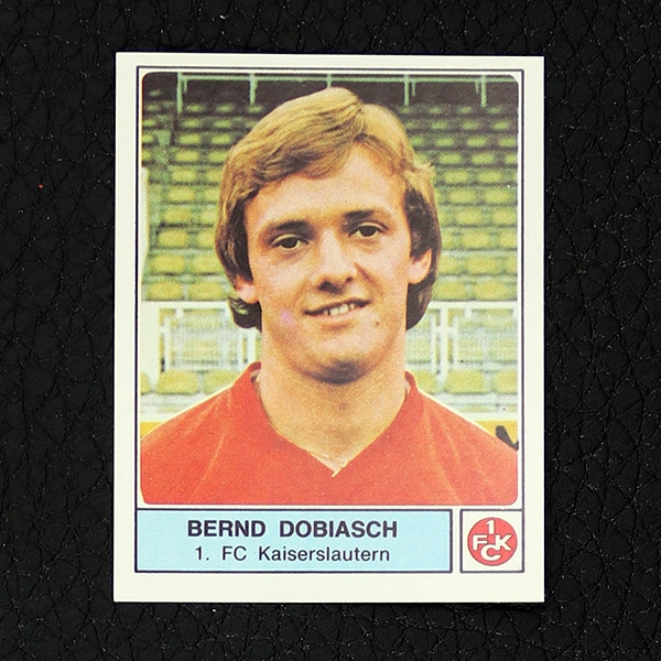 Bernd Dobiasch Panini Sticker No. 210 - Fußball 79