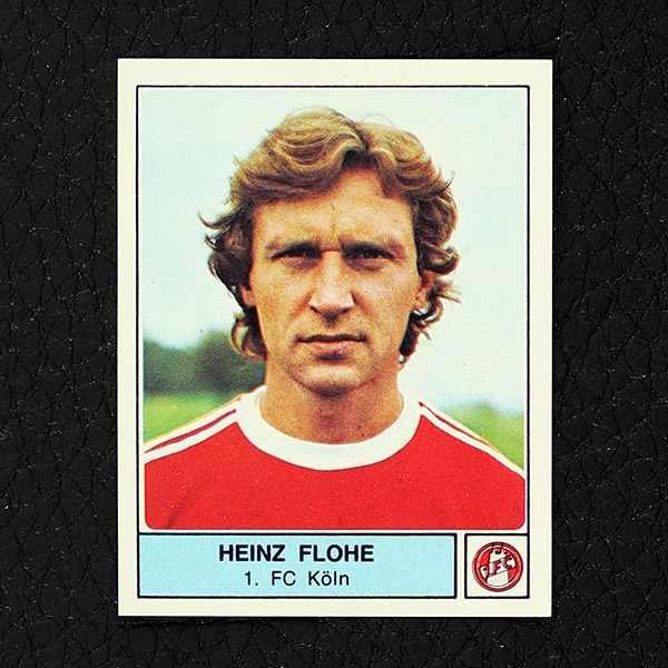 Heinz Flohe Panini Sticker No. 222 - Fußball 79