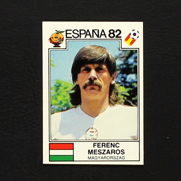 Espana 82 Nr. 184 Panini Sticker Ferenc Meszaros