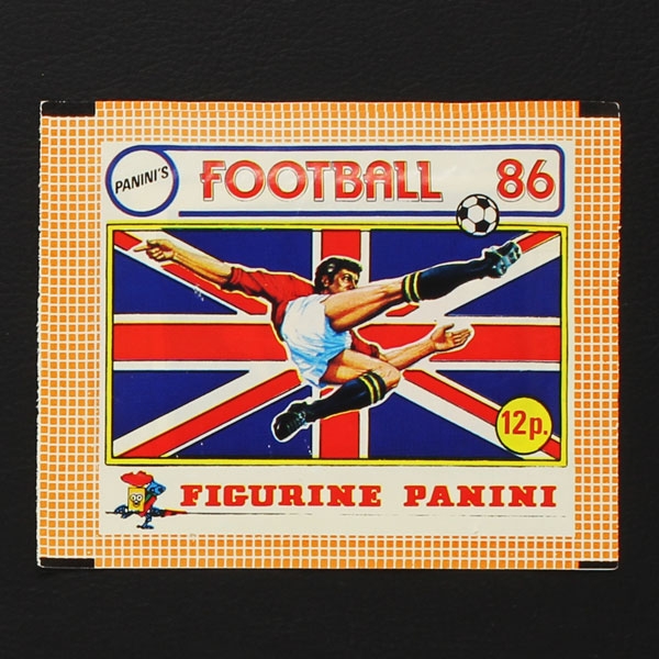 Football 86 Panini sticker bag