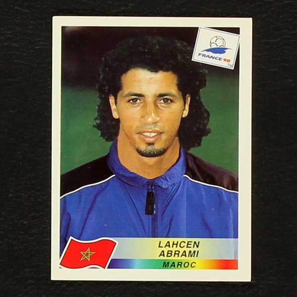 France 98 Nr. 057 Panini Sticker Lahcen Abrami