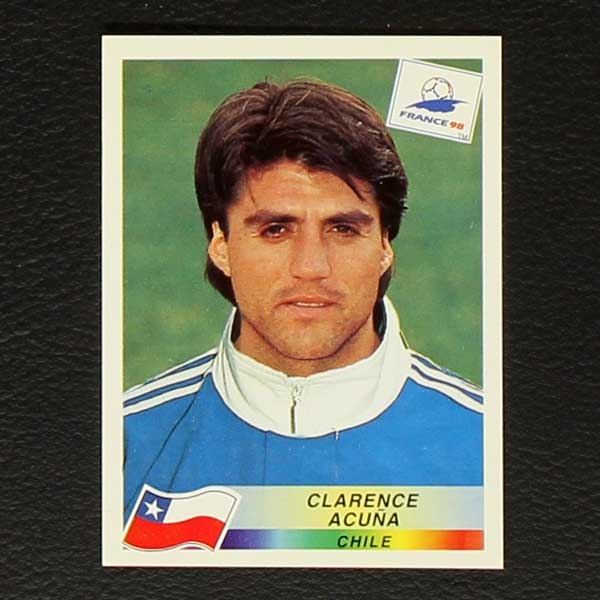 France 98 Nr. 113 Panini Sticker Clarence Acuna