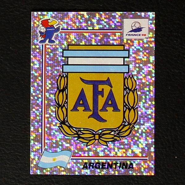 France 98 Nr. 499 Panini Sticker Argentina Wappen