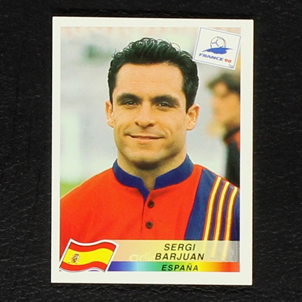 France 98 Nr. 235 Panini Sticker Sergi Barjuan