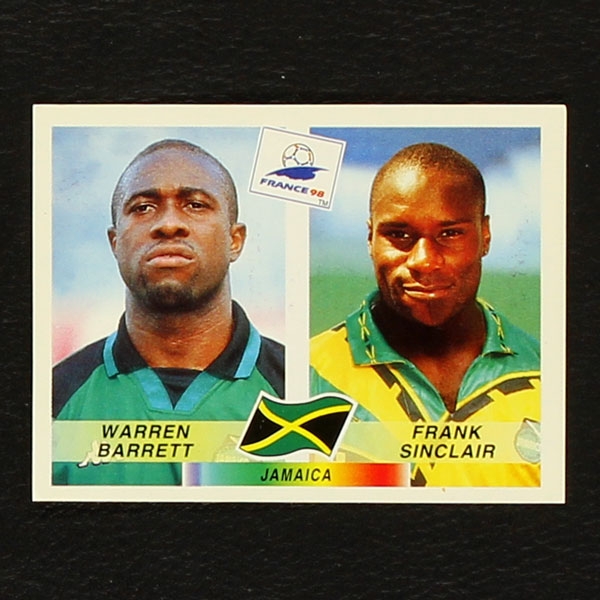 France 98 Nr. 553 Panini Sticker Barrett - Sinclair