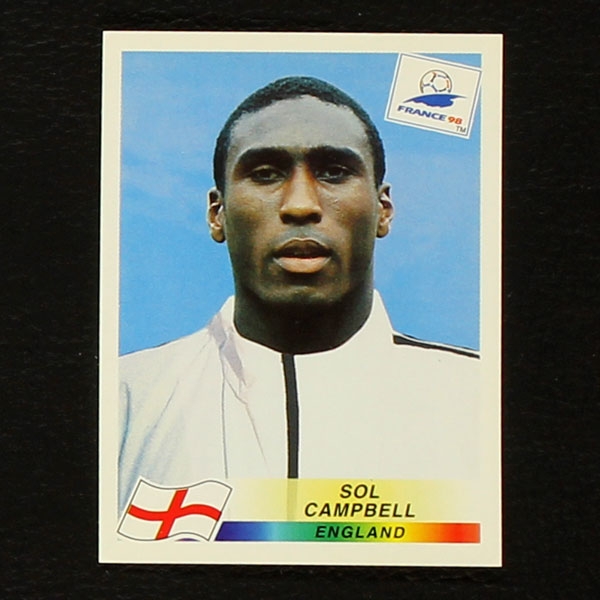 France 98 Nr. 468 Panini Sticker Sol Campbell