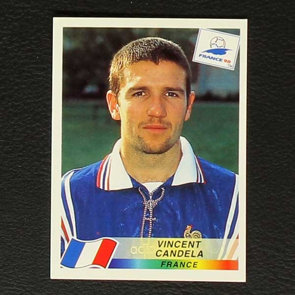 France 98 Nr. 161 Panini Sticker Vincent Candela