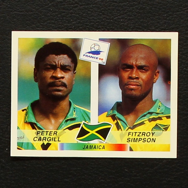 France 98 Nr. 557 Panini Sticker Cargill - Simpson