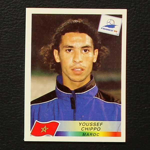 France 98 Nr. 060 Panini Sticker Youssef Chippo