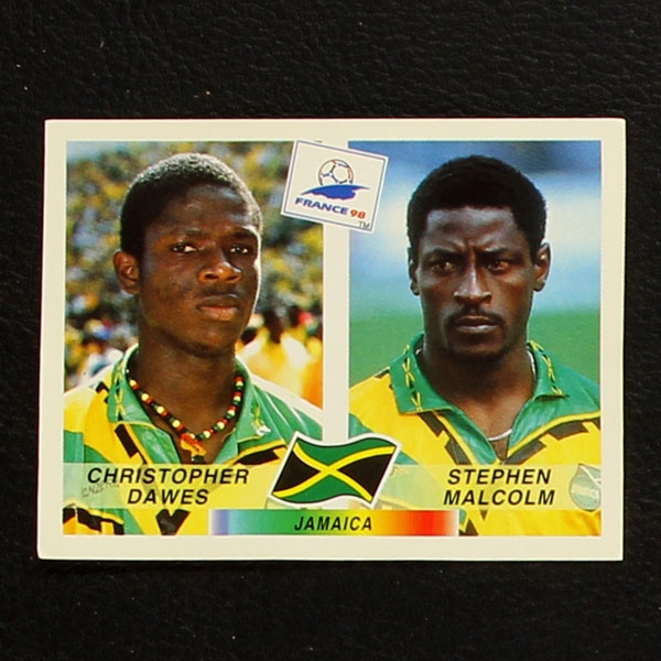 France 98 Nr. 559 Panini Sticker Dawes - Malcolm