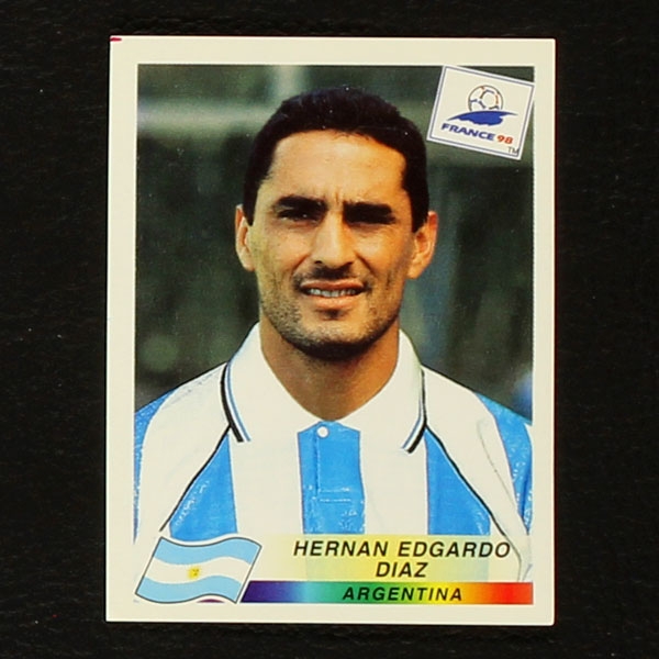 France 98 Nr. 504 Panini Sticker Diaz