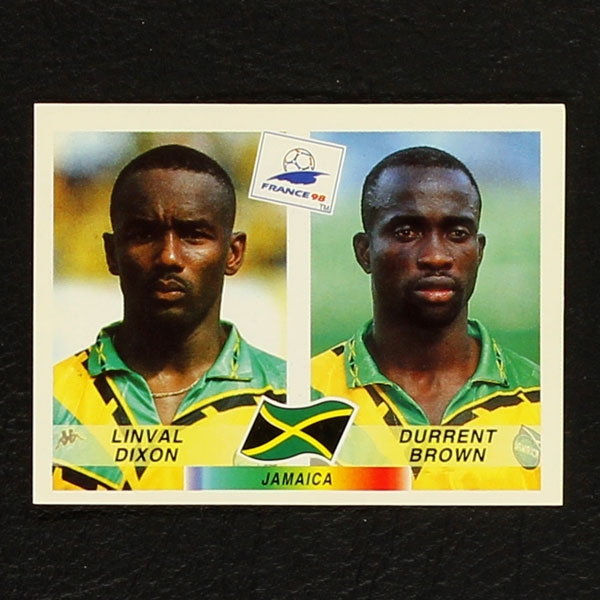 France 98 Nr. 554 Panini Sticker Dixon - Brown